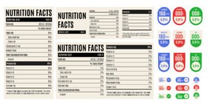 clean protein powder ingredients and nutrition label